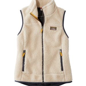LL Bean mountain pile vest